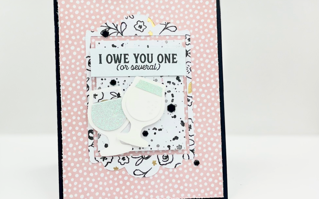 I Owe You One-Brewed For You Thank You Card
