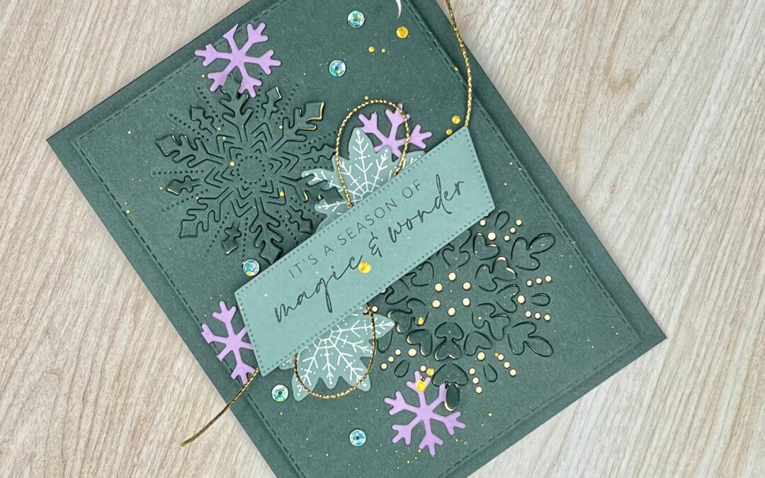 STAMPIN UP JOYFUL FLURRIES CARD