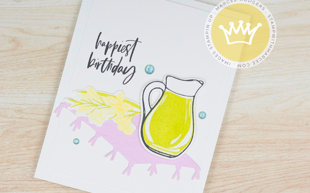 Stampin’ Up! So Refreshing Birthday card