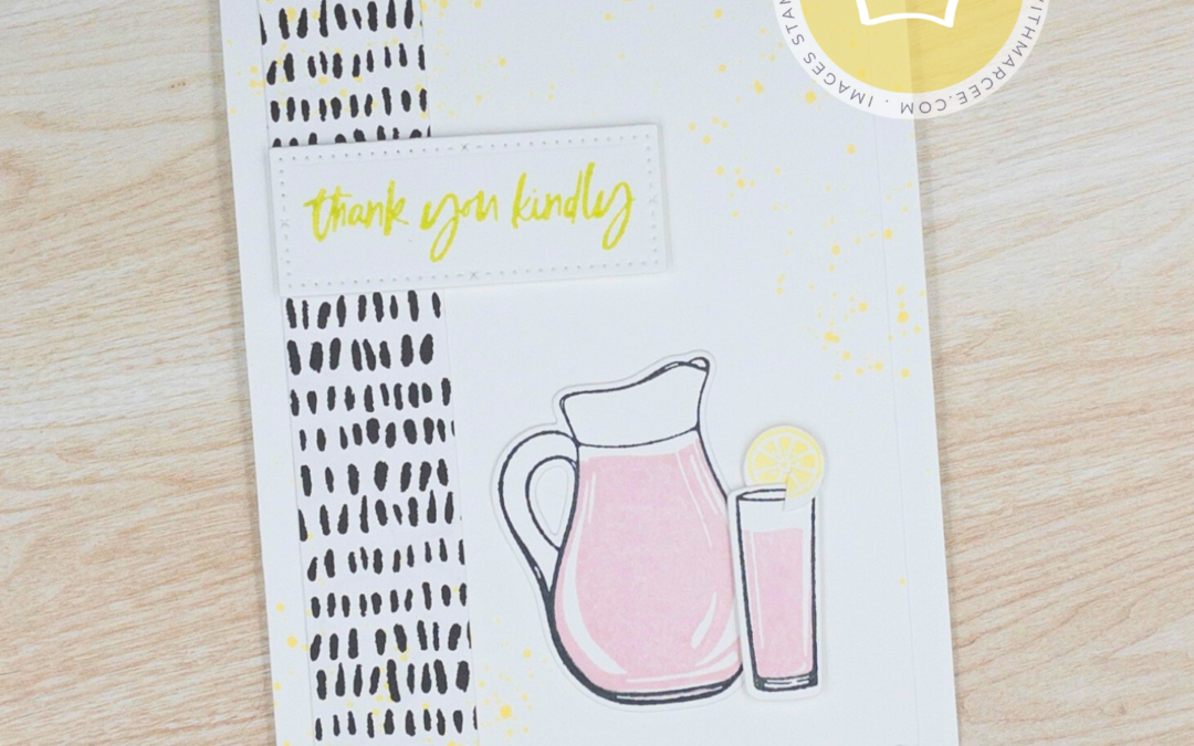 Stampin’ Up! So Refreshing Thank You Kindly Card