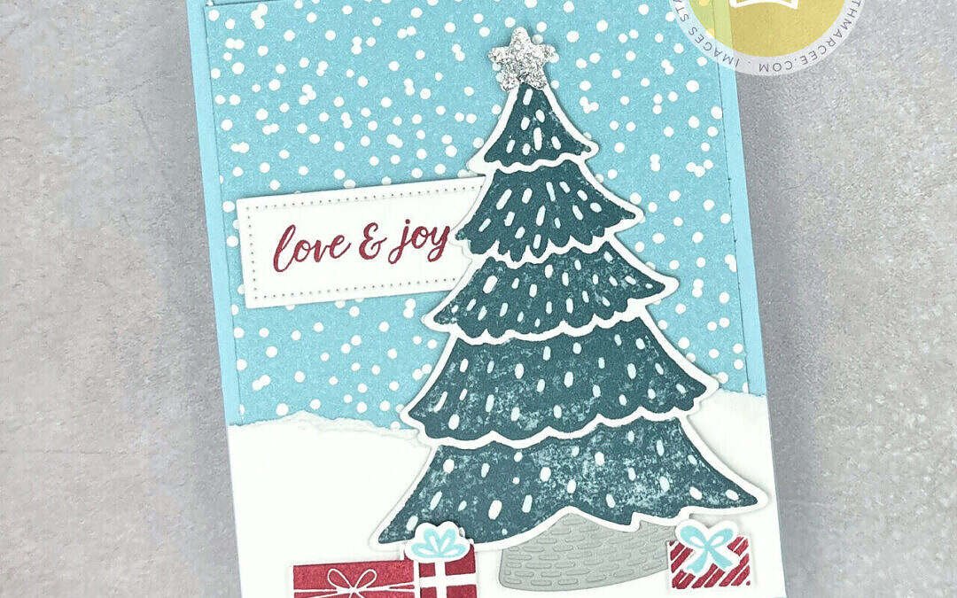 Crafting Joy: Weekly Class with Merriest Trees and A Walk in the Forest DSP by Stampin’ Up!